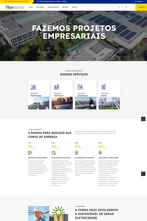 Site: Sys Engenharia