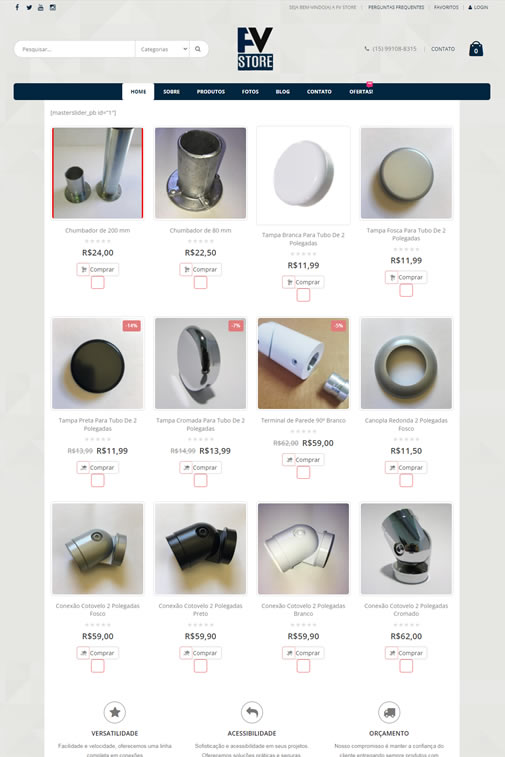 Loja Virtual: FV Store