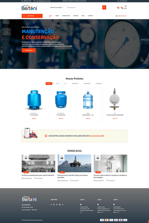 Loja Virtual: Grupo Bertoni